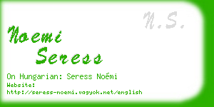 noemi seress business card